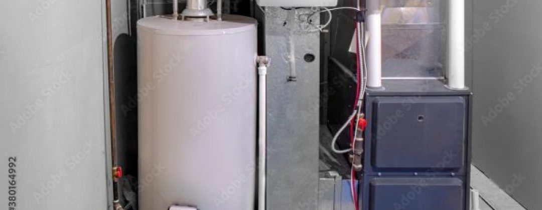 inside view of working heating system for house